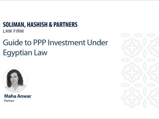 Guide to PPP Investment Under Egyptian Law
