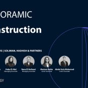 Cover of the Panoramic Construction Egypt publication by Soliman, Hashish & Partners featuring contributor portraits, Lexology branding, and a dark blue corporate design.